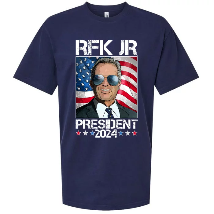 Robert Kennedy Jr For President Rfk Jr 2024 Election Sueded Cloud Jersey T-Shirt