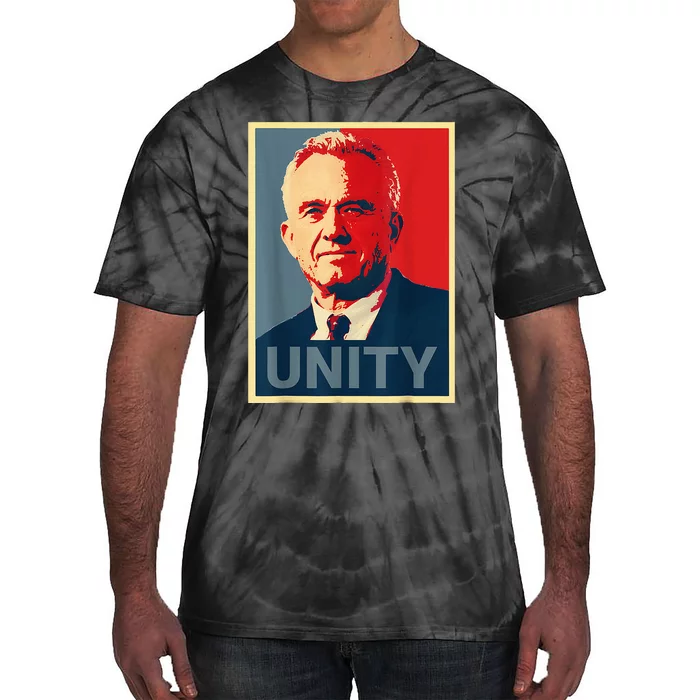 Robert Kennedy Jr. Rfk Jr For Trump Unity 2024 Obama Poster Tie-Dye T-Shirt