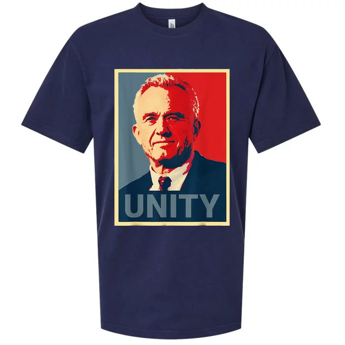 Robert Kennedy Jr. Rfk Jr For Trump Unity 2024 Obama Poster Sueded Cloud Jersey T-Shirt