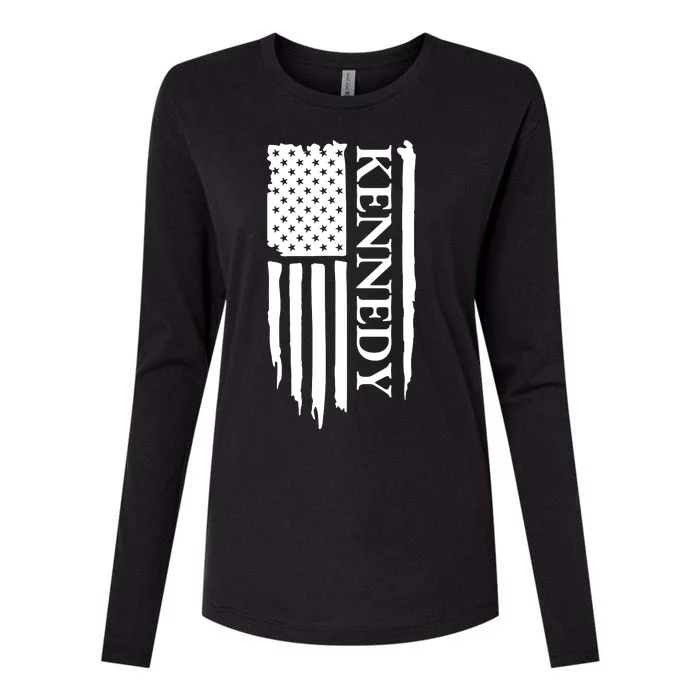 Robert Kennedy Jr. For President 2024 JFK Jr. US Flag Womens Cotton Relaxed Long Sleeve T-Shirt