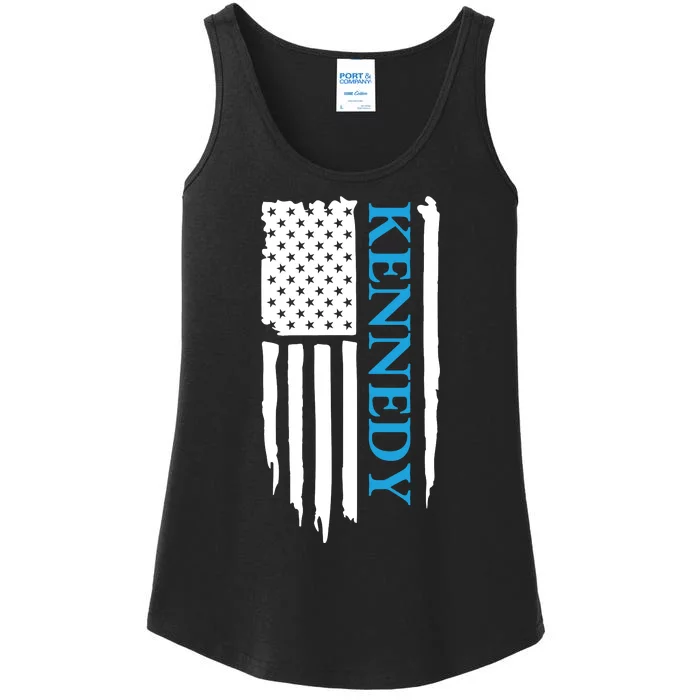 Robert Kennedy Jr. For President 2024 JFK Jr. US Flag Ladies Essential Tank