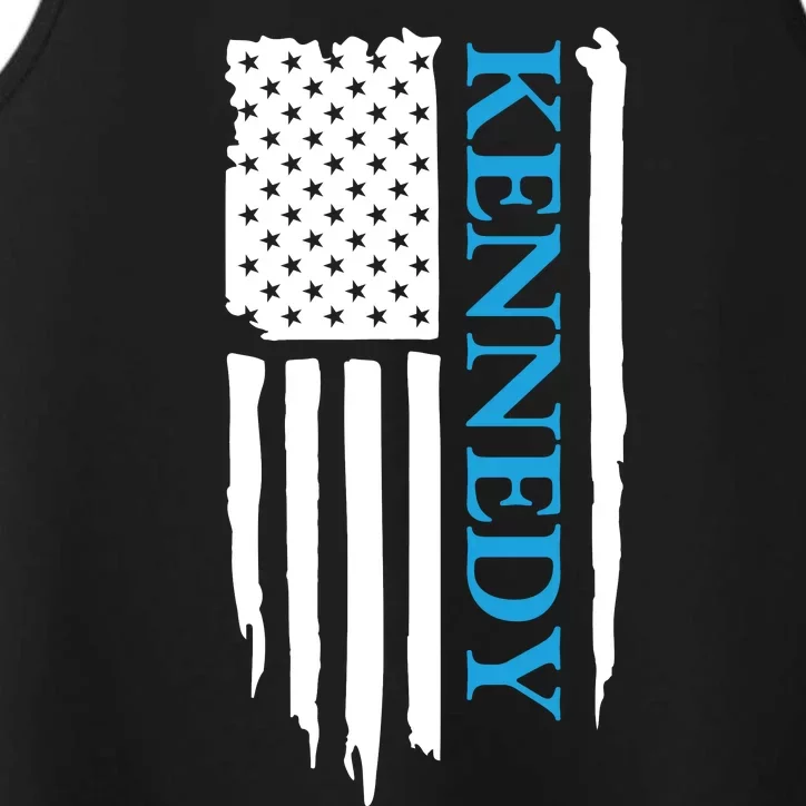 Robert Kennedy Jr. For President 2024 JFK Jr. US Flag Performance Tank