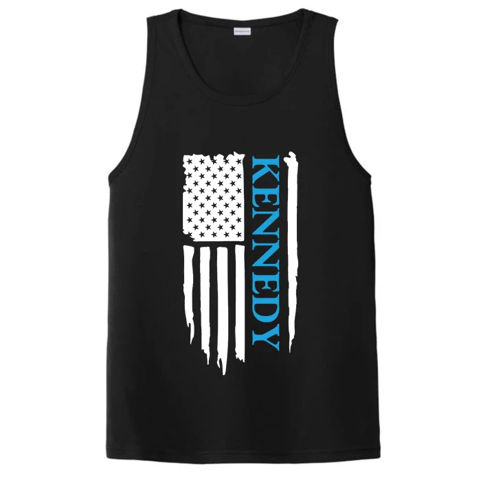 Robert Kennedy Jr. For President 2024 JFK Jr. US Flag Performance Tank