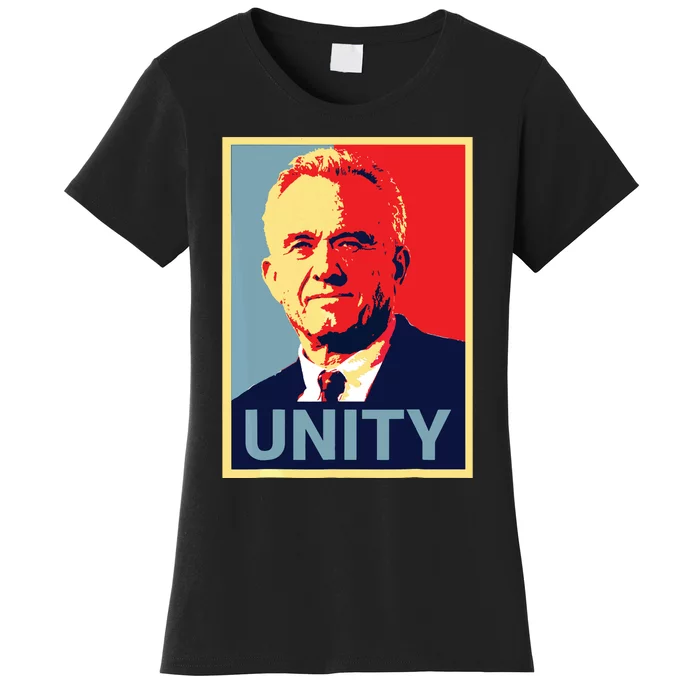 Robert Kennedy Jr. Rfk Jr For Trump Unity 2024 Obama Poster Women's T-Shirt