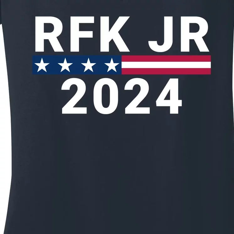 Robert Kennedy Jr. For President 2024 Presidential Election Women's V-Neck T-Shirt