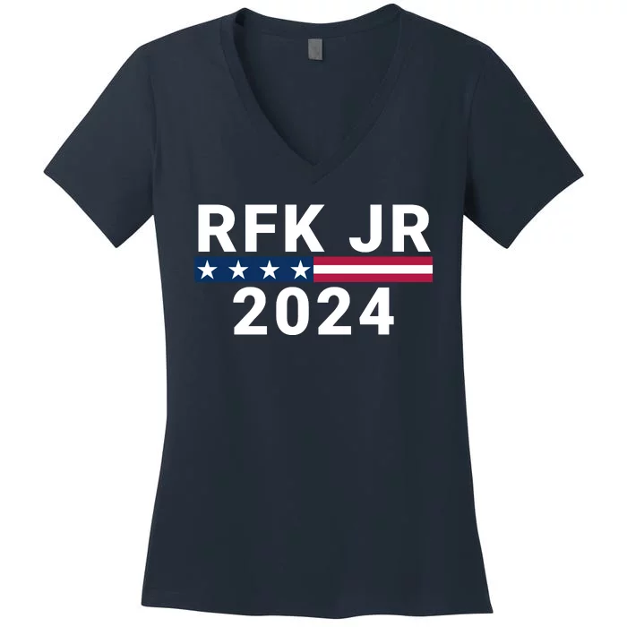 Robert Kennedy Jr. For President 2024 Presidential Election Women's V-Neck T-Shirt