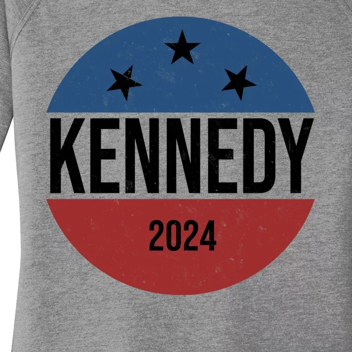 Robert Kennedy Jr 2024 Election Vintage Women's Perfect Tri Tunic Long Sleeve Shirt