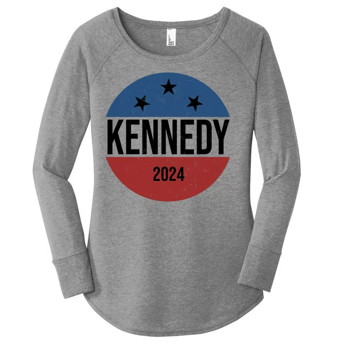 Robert Kennedy Jr 2024 Election Vintage Women's Perfect Tri Tunic Long Sleeve Shirt