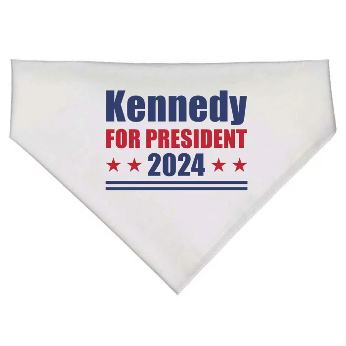 Robert Kennedy Jr. For President RFK JR 2024 Election USA-Made Doggie Bandana