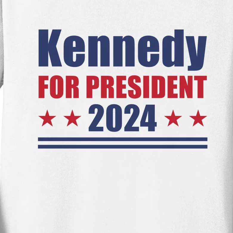 Robert Kennedy Jr. For President RFK JR 2024 Election Kids Long Sleeve Shirt