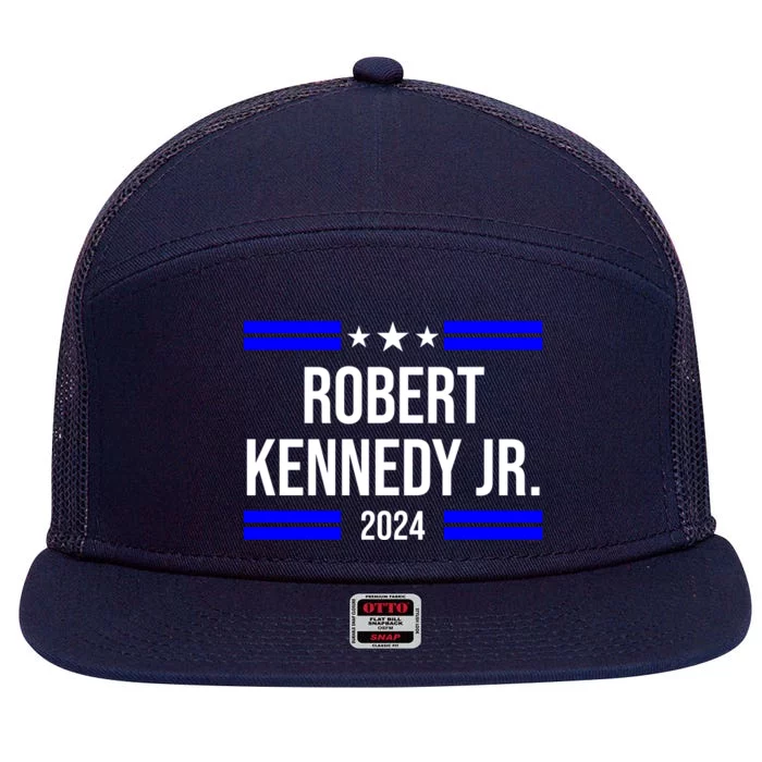 Robert Kennedy Jr For President 2024 Election 7 Panel Mesh Trucker Snapback Hat