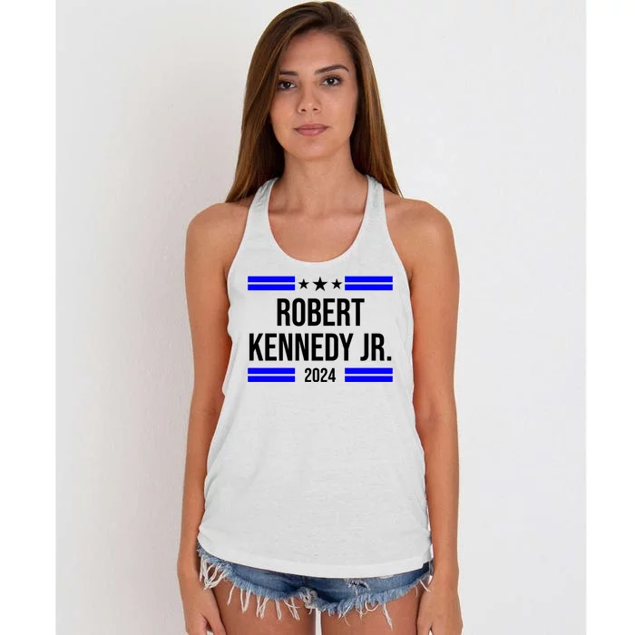 Robert Kennedy Jr For President 2024 Election Women's Knotted Racerback Tank