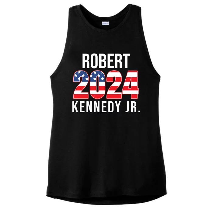 Robert Kennedy Jr For President USA 2024 Ladies Tri-Blend Wicking Tank