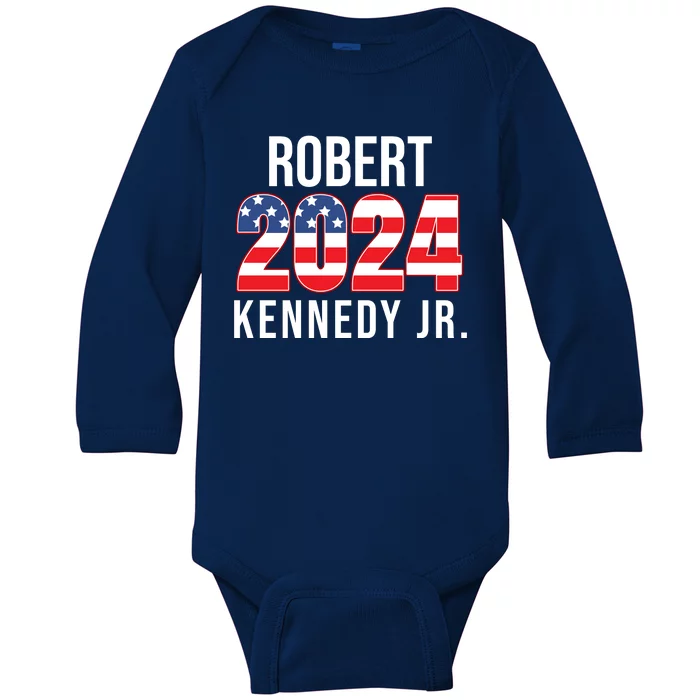 Robert Kennedy Jr For President USA 2024 Baby Long Sleeve Bodysuit