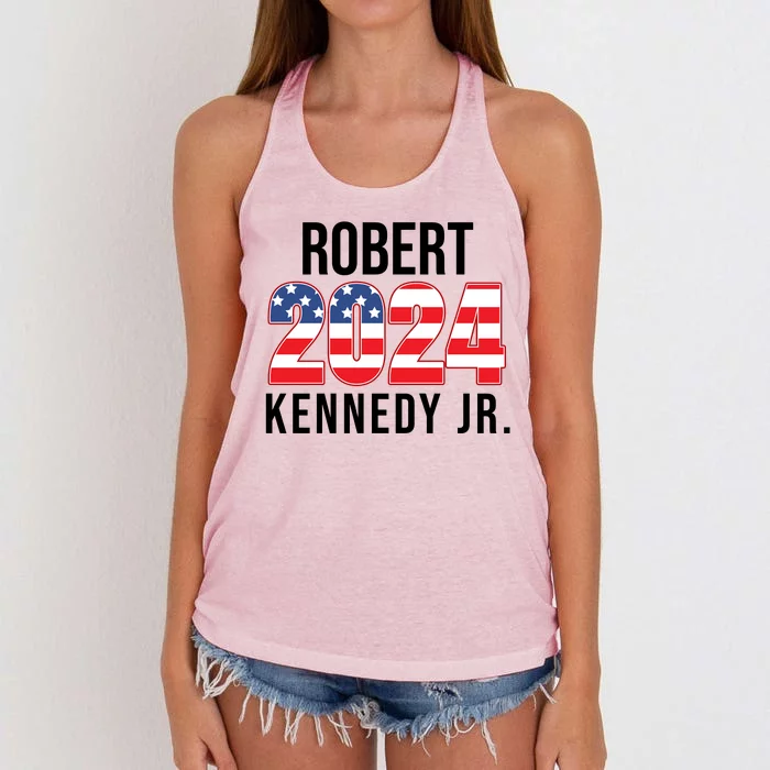 Robert Kennedy Jr For President USA 2024 Women's Knotted Racerback Tank