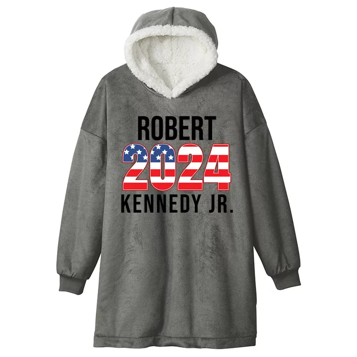 Robert Kennedy Jr For President USA 2024 Hooded Wearable Blanket