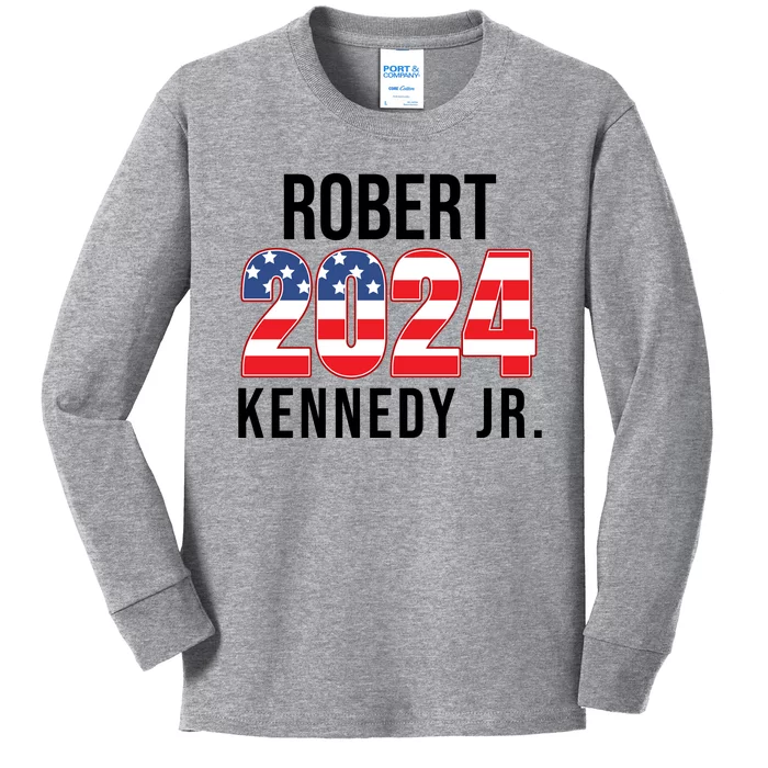 Robert Kennedy Jr For President USA 2024 Kids Long Sleeve Shirt