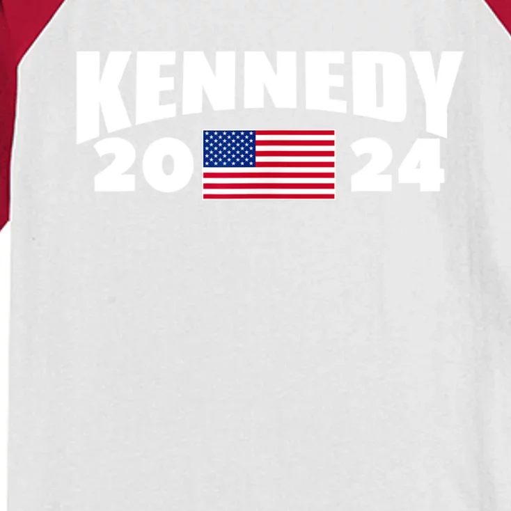 Robert Kennedy Jr. 2024 Presidential Kids Colorblock Raglan Jersey