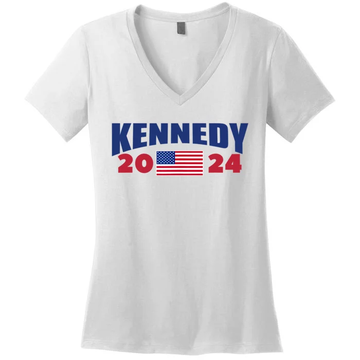 Robert Kennedy Jr. 2024 Presidential Women's V-Neck T-Shirt