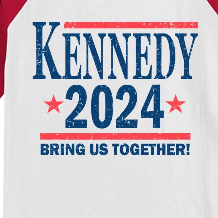 Robert Kennedy Jr. 2024 Presidential Kids Colorblock Raglan Jersey