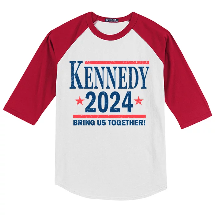 Robert Kennedy Jr. 2024 Presidential Kids Colorblock Raglan Jersey