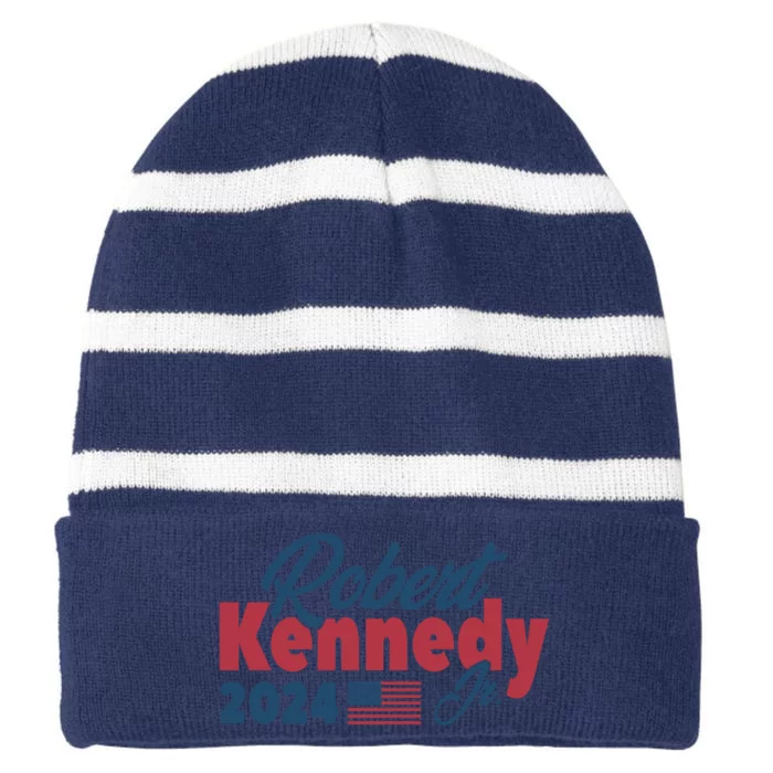 Robert Kennedy Jr. 2024 Election Kennedy For President Striped Beanie with Solid Band