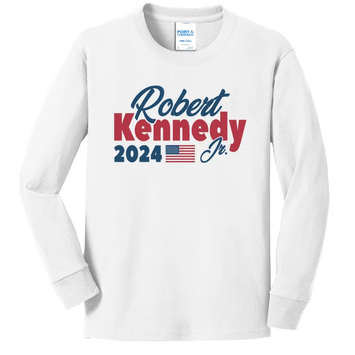 Robert Kennedy Jr. 2024 Election Kennedy For President Kids Long Sleeve Shirt