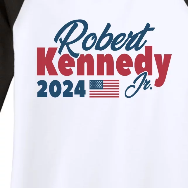 Robert Kennedy Jr. 2024 Election Kennedy For President Women's Tri-Blend 3/4-Sleeve Raglan Shirt