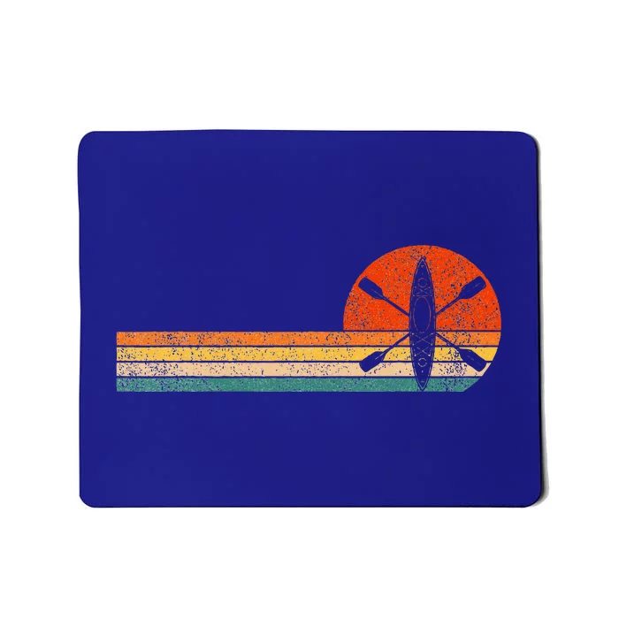 Retro Kayak Kayaking Paddling Mousepad