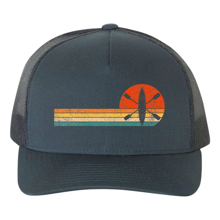 Retro Kayak Kayaking Paddling Yupoong Adult 5-Panel Trucker Hat