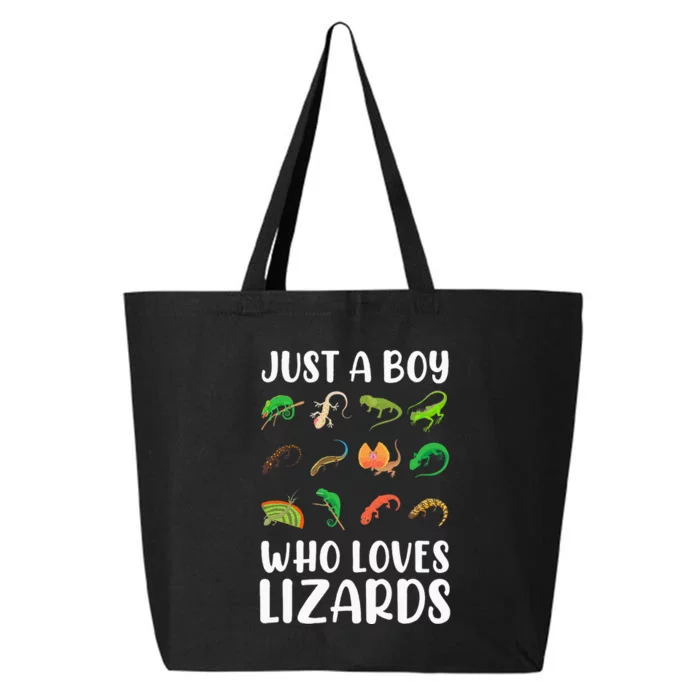 Reptile Kids Lizard Just A Boy Who Loves Lizards 25L Jumbo Tote