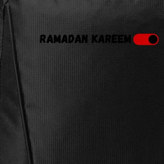 Ramadan Kareem Mubarak Fasting Gift For Ramadan Mubarak City Backpack