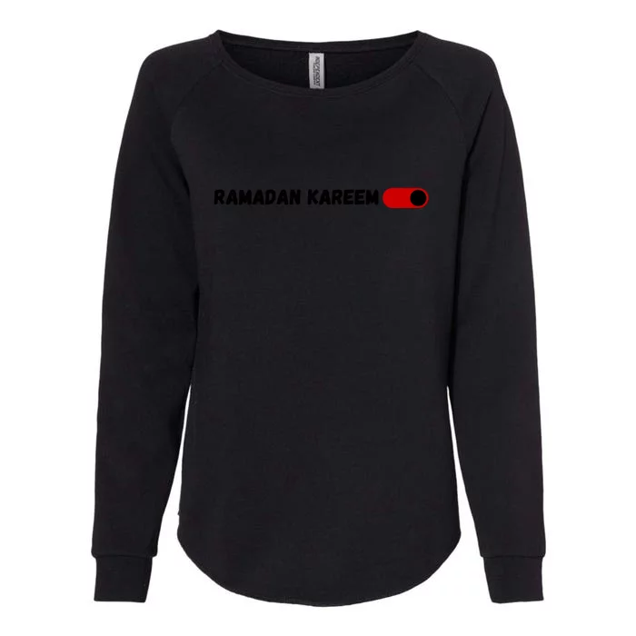 Ramadan Kareem Mubarak Fasting Gift For Ramadan Mubarak Womens California Wash Sweatshirt