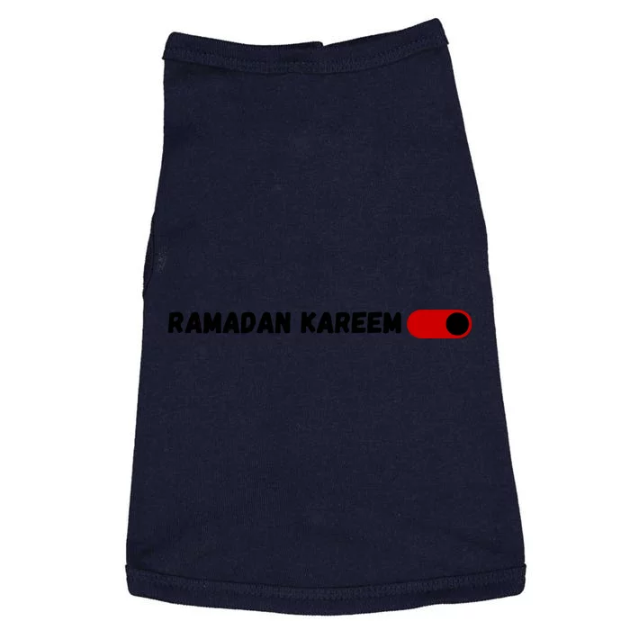 Ramadan Kareem Mubarak Fasting Gift For Ramadan Mubarak Doggie Tank