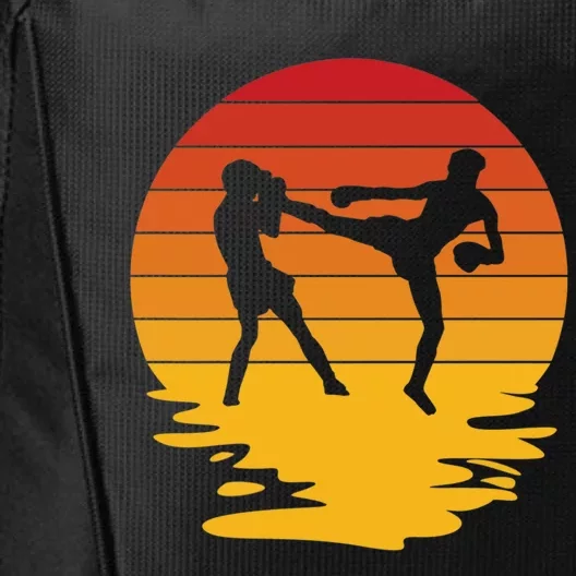 Retro Kickboxing Muay Thai Boxing MMA Premium City Backpack