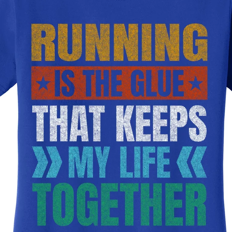 Running Keeps My Life Together Runner Funny Marathon Humor Gift Women's T-Shirt