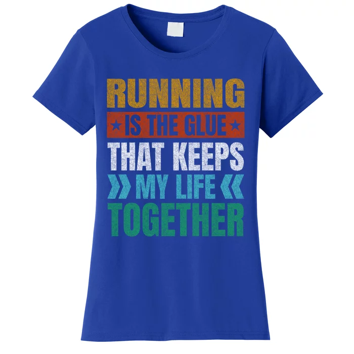 Running Keeps My Life Together Runner Funny Marathon Humor Gift Women's T-Shirt