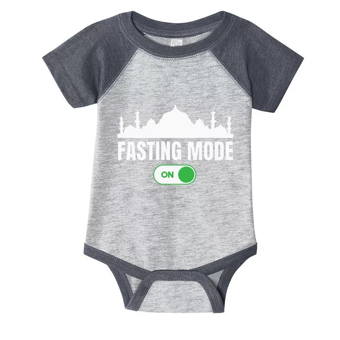 Ramadan Kareem Fasting Mode On Happy Ramadan Mubarak Infant Baby Jersey Bodysuit