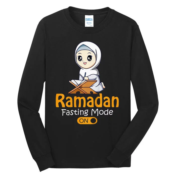 Ramadan Kareem Muslim Hijabi Ramadan Mubarak Tall Long Sleeve T-Shirt