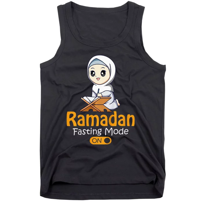 Ramadan Kareem Muslim Hijabi Ramadan Mubarak Tank Top