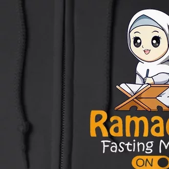 Ramadan Kareem Muslim Hijabi Ramadan Mubarak Full Zip Hoodie