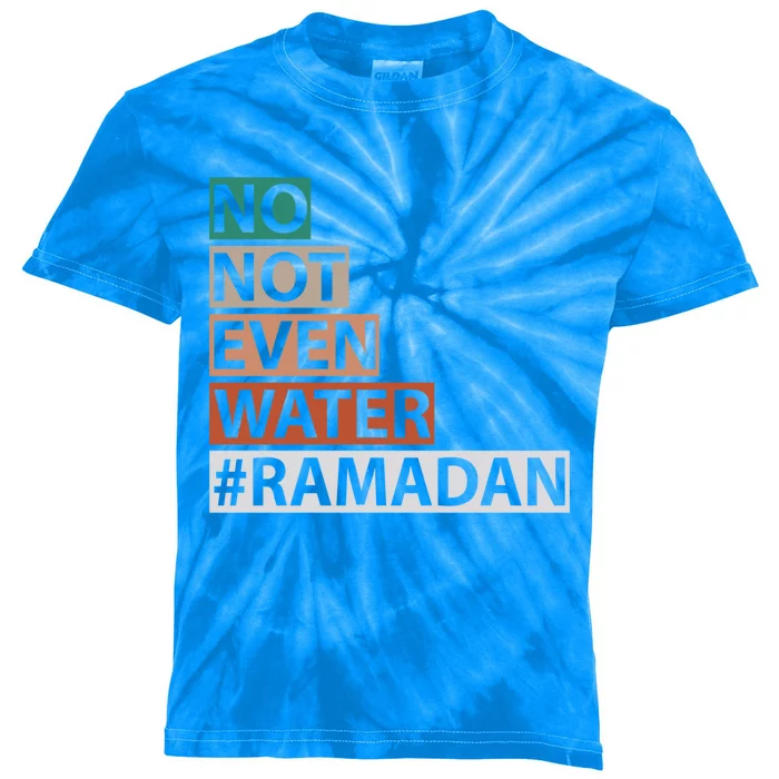 Ramadan Kareem Mubarak Islamic Fasting Muslim Gift Kids Tie-Dye T-Shirt