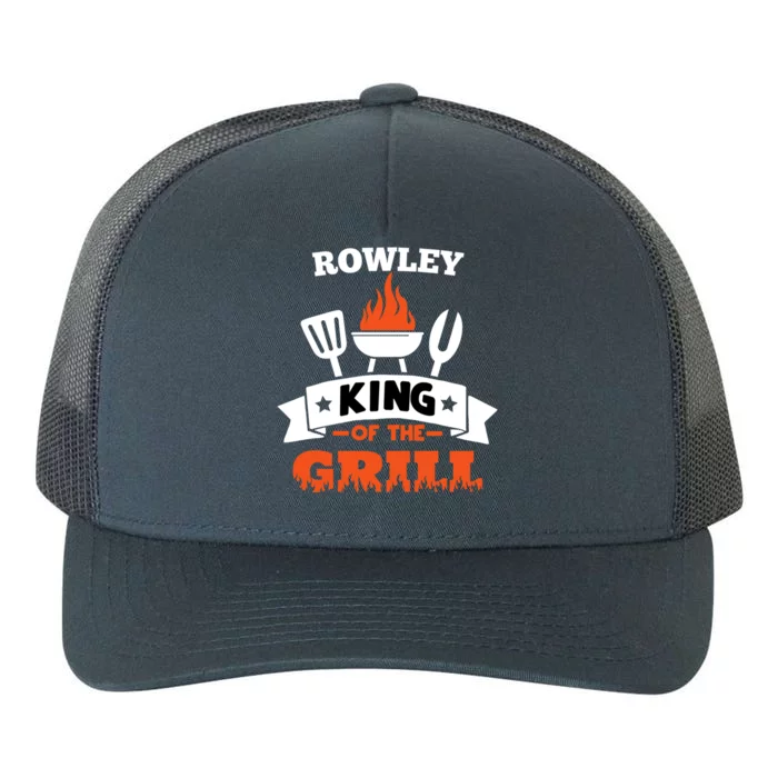 Rowley King Of The Grill Grilling Bbq Chef Master Cooking Gift Yupoong Adult 5-Panel Trucker Hat