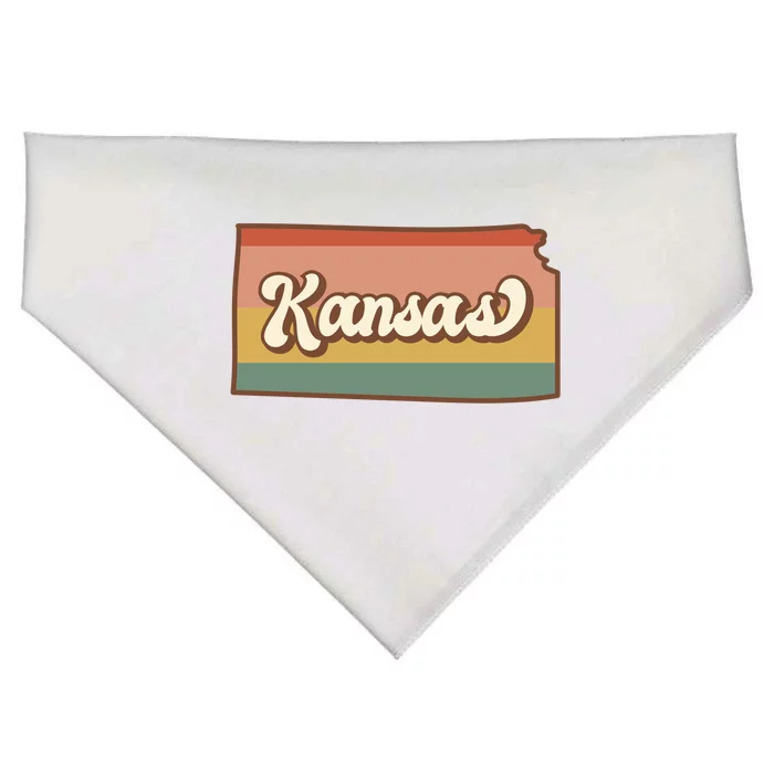 Retro Kansas USA-Made Doggie Bandana