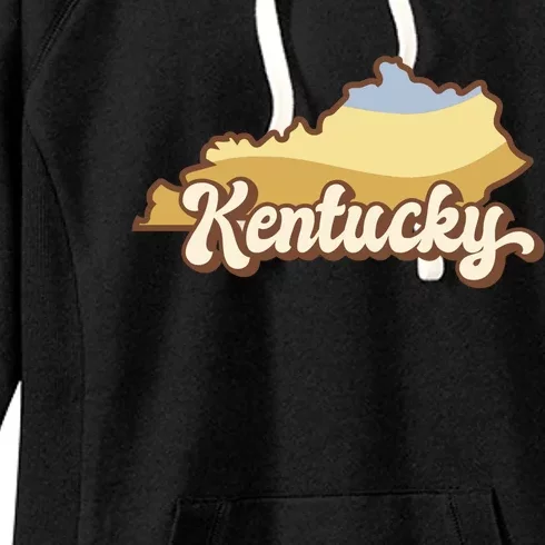 Retro Kentucky Women's Fleece Hoodie