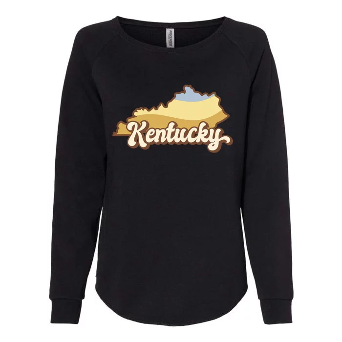 Retro Kentucky Womens California Wash Sweatshirt