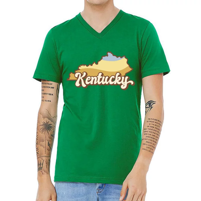 Retro Kentucky V-Neck T-Shirt