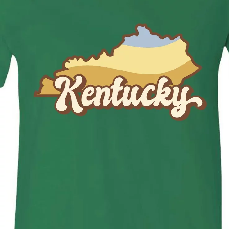 Retro Kentucky V-Neck T-Shirt