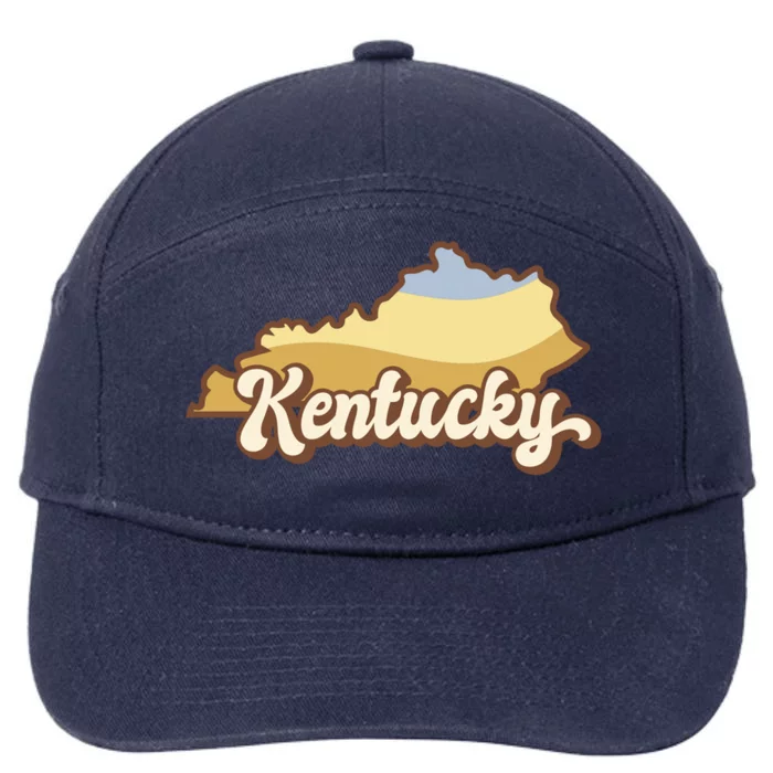 Retro Kentucky 7-Panel Snapback Hat