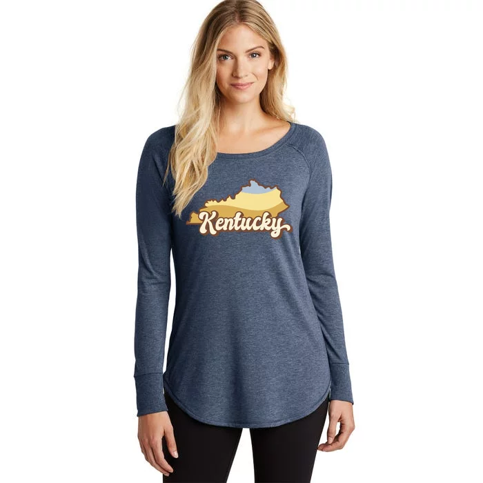 Retro Kentucky Women's Perfect Tri Tunic Long Sleeve Shirt